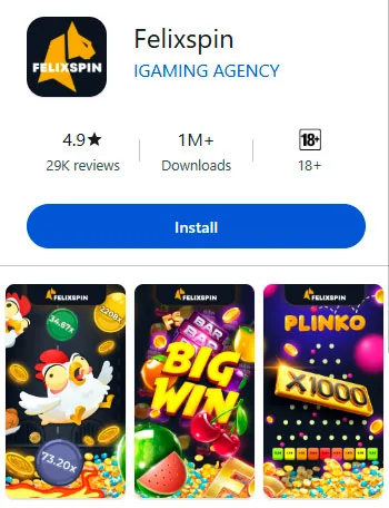 mobile app felix casino